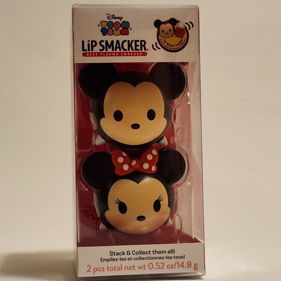 DISNEY TSUM TSUM LIP SMACKER Mickey and Minnie Collect and Stack - Picture 1 of 6